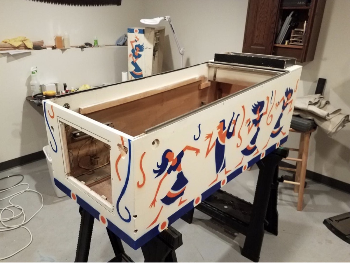 Darling pinball after restoration