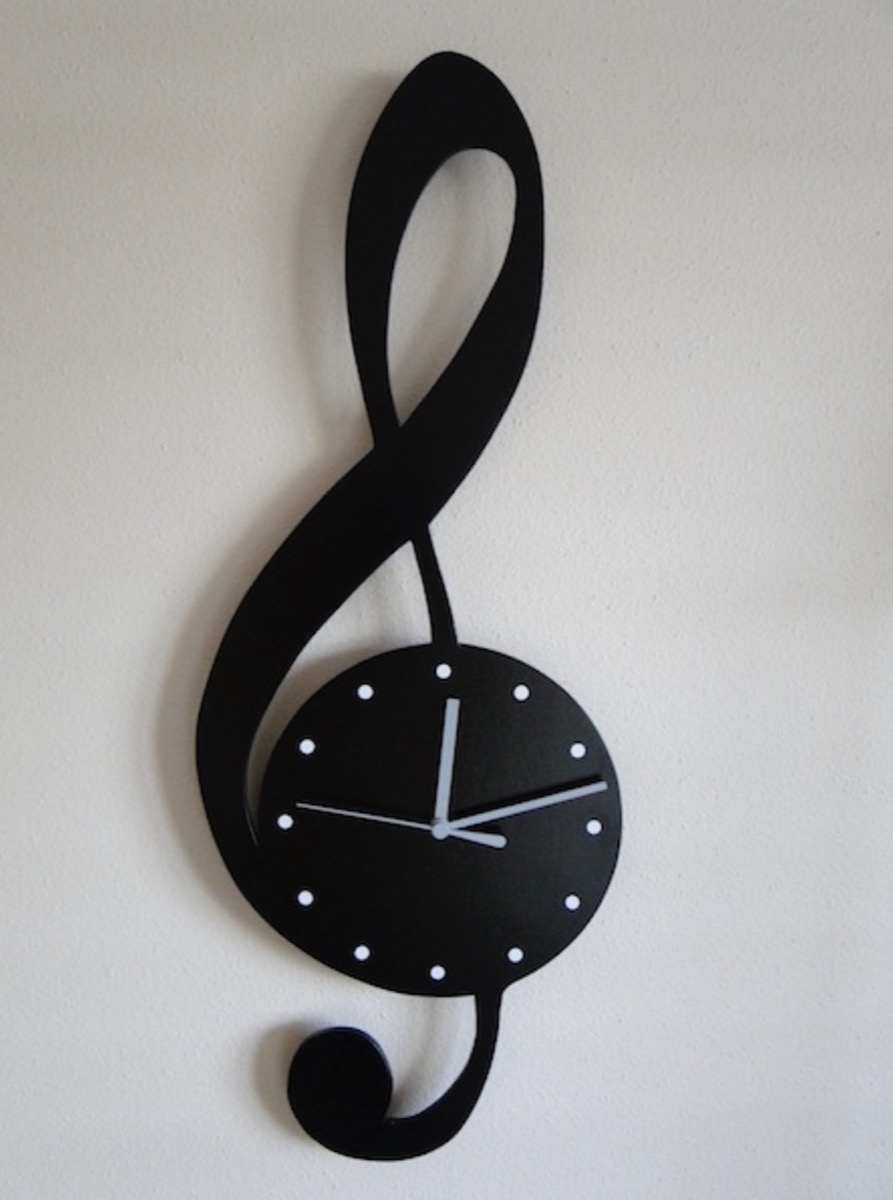 Inexpensive recycled wall clock