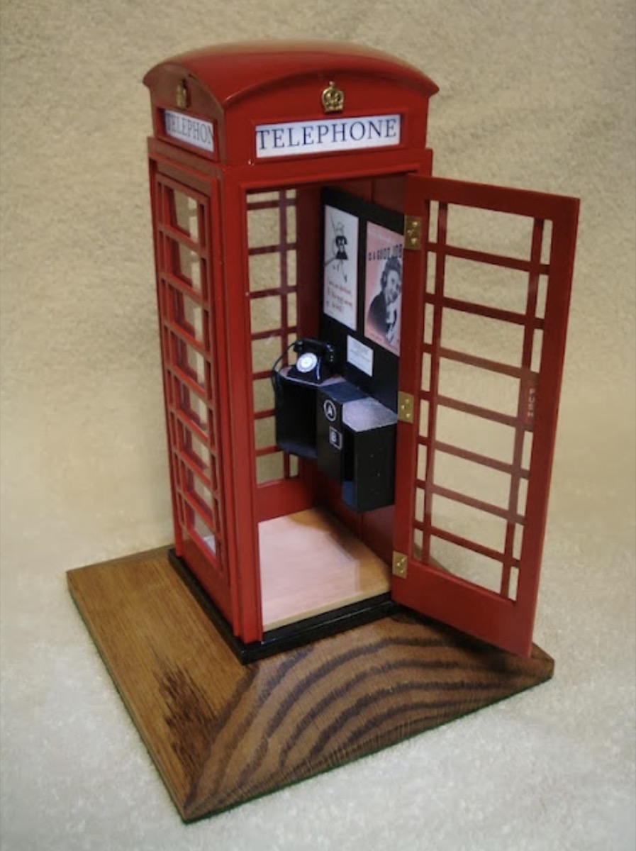 British phone booth model 3