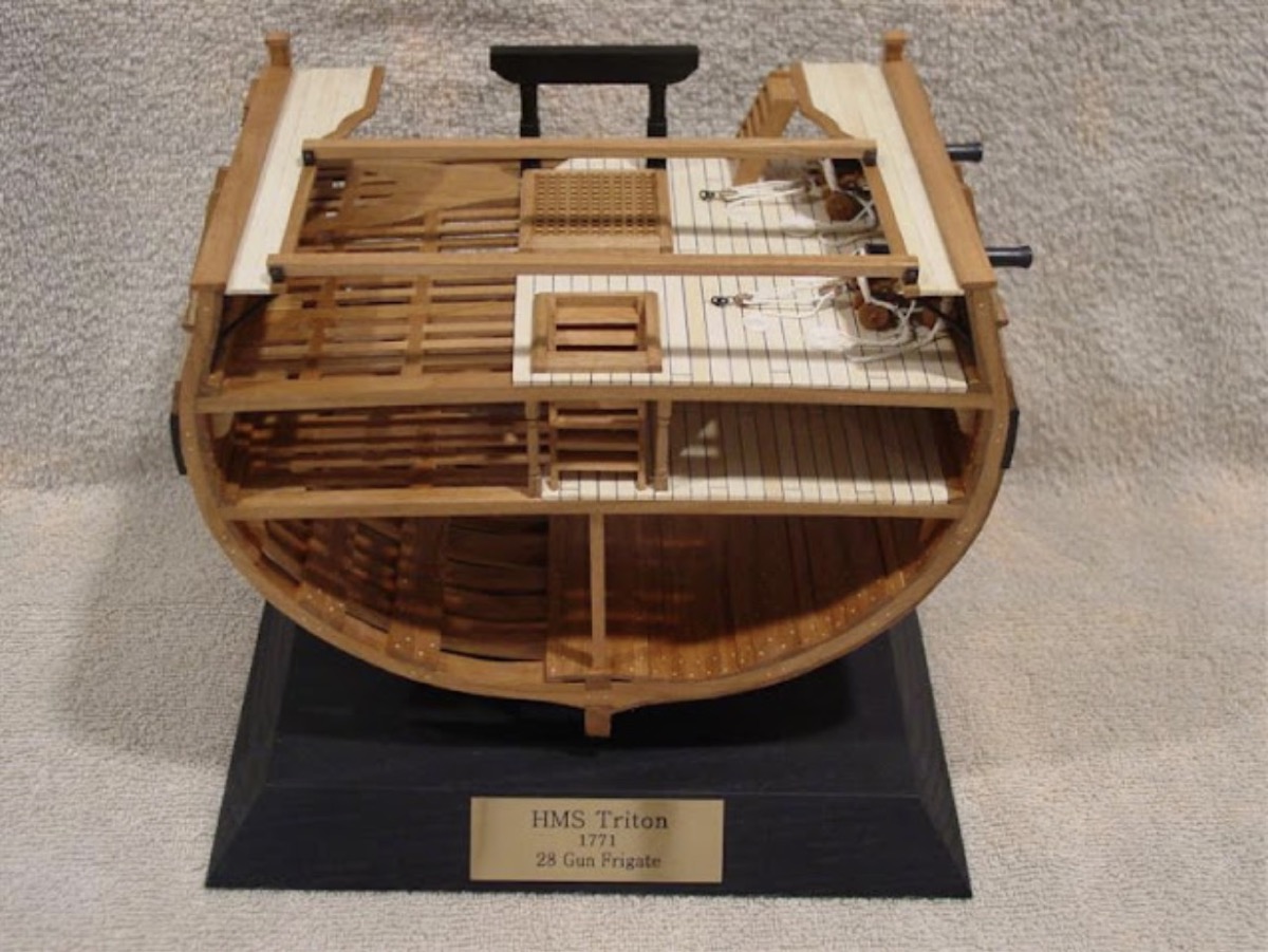 Wooden ship model image 1