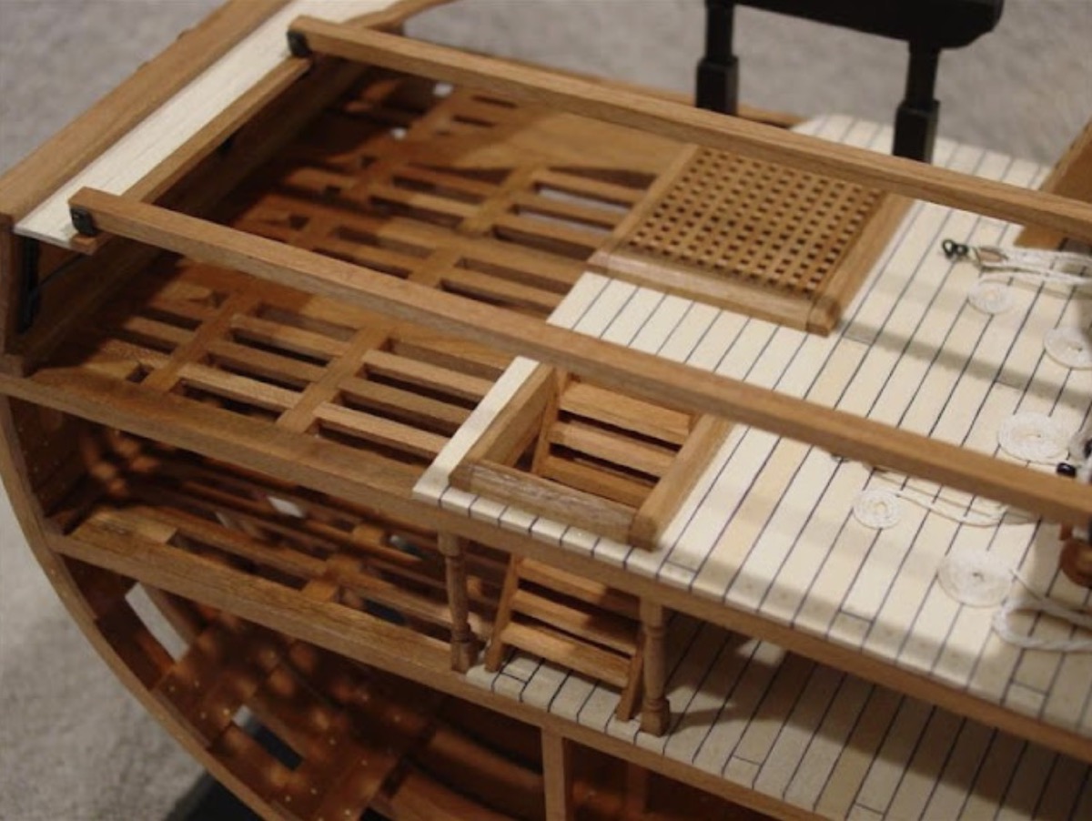 Wooden ship model image 3